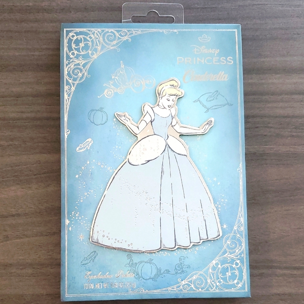 Disney Princess Cinderella Eyeshadow Palette with Pink and Gold